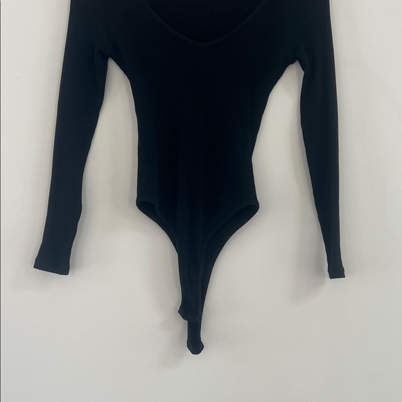 Black Long Sleeve Bodysuit - Picture 3 of 4
